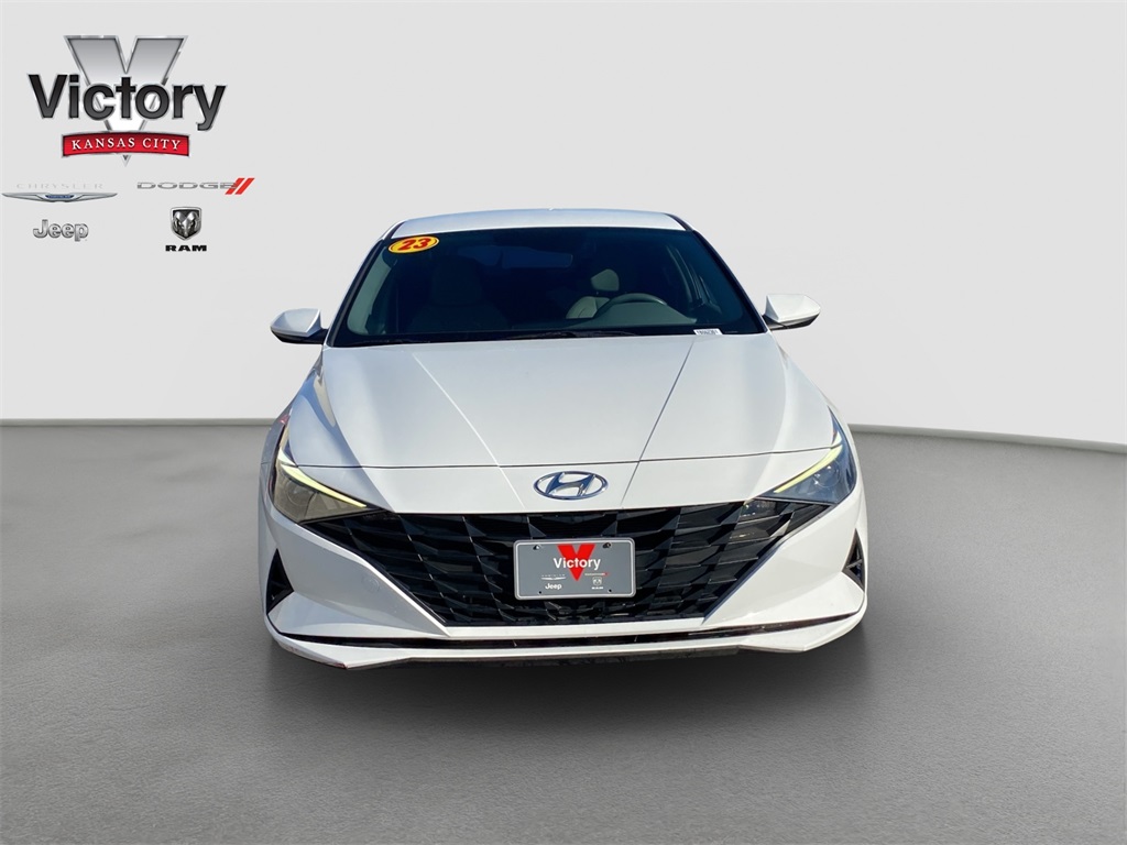 Used 2023 Hyundai Elantra Blue with VIN KMHLM4AJ5PU062301 for sale in Kansas City