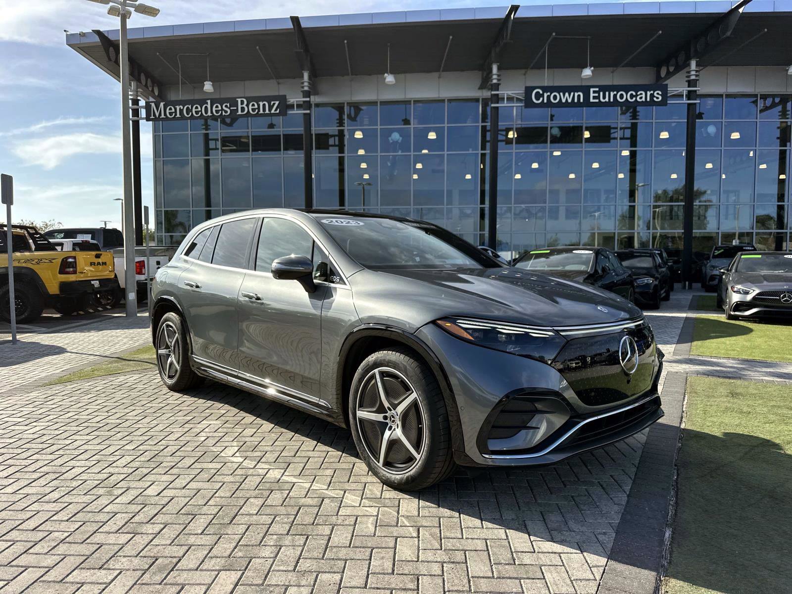 Certified 2023 Mercedes-Benz EQS SUV Base with VIN 4JGDM2EB0PA018946 for sale in Pinellas Park, FL