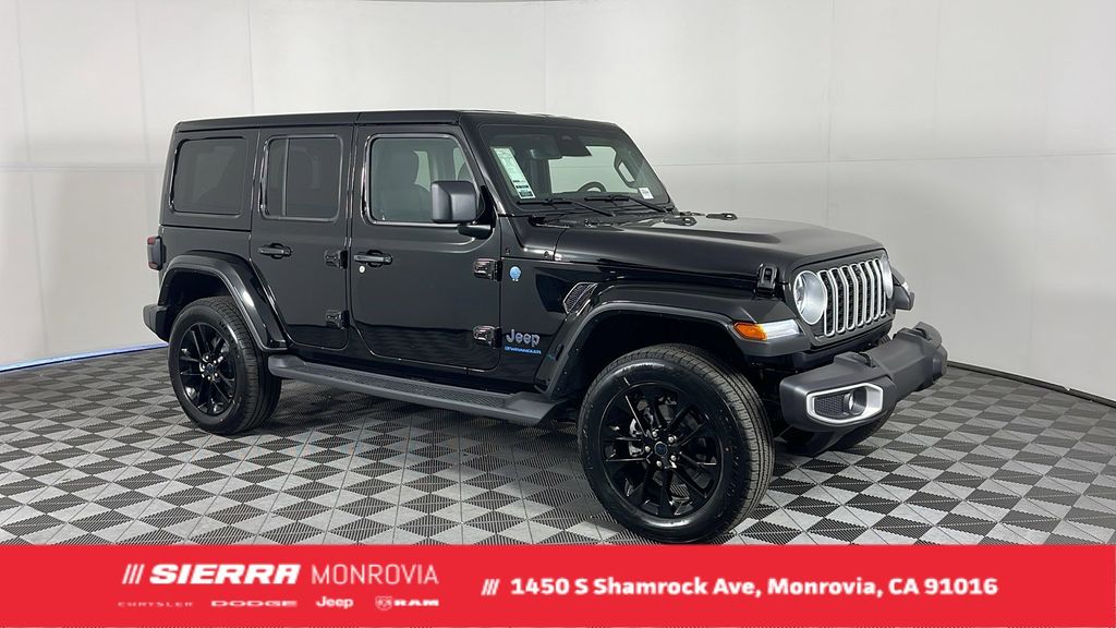 New 2025 Black Clear-Coat Exterior Paint Jeep Sahara 4xe image 1