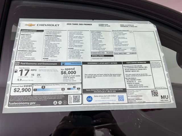 2026 Chevrolet Tahoe Premier photo 19