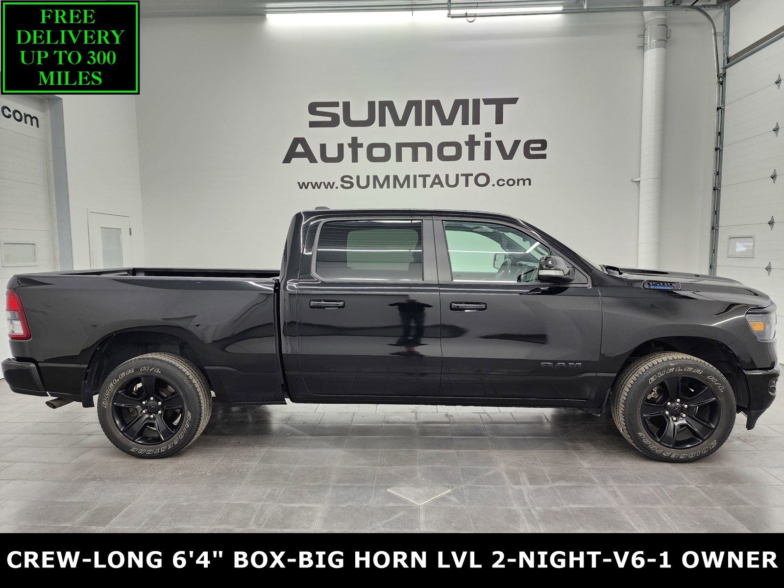 Pre-Owned 2022 Ram Ram 1500 4×4 Crew Cab Big Horn: CREW-LONG 6'4 