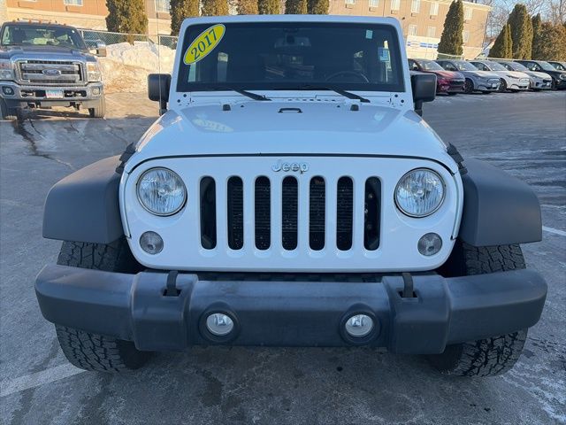 Used 2017 Jeep Wrangler Unlimited Sport S with VIN 1C4BJWDG7HL543436 for sale in Branford, CT