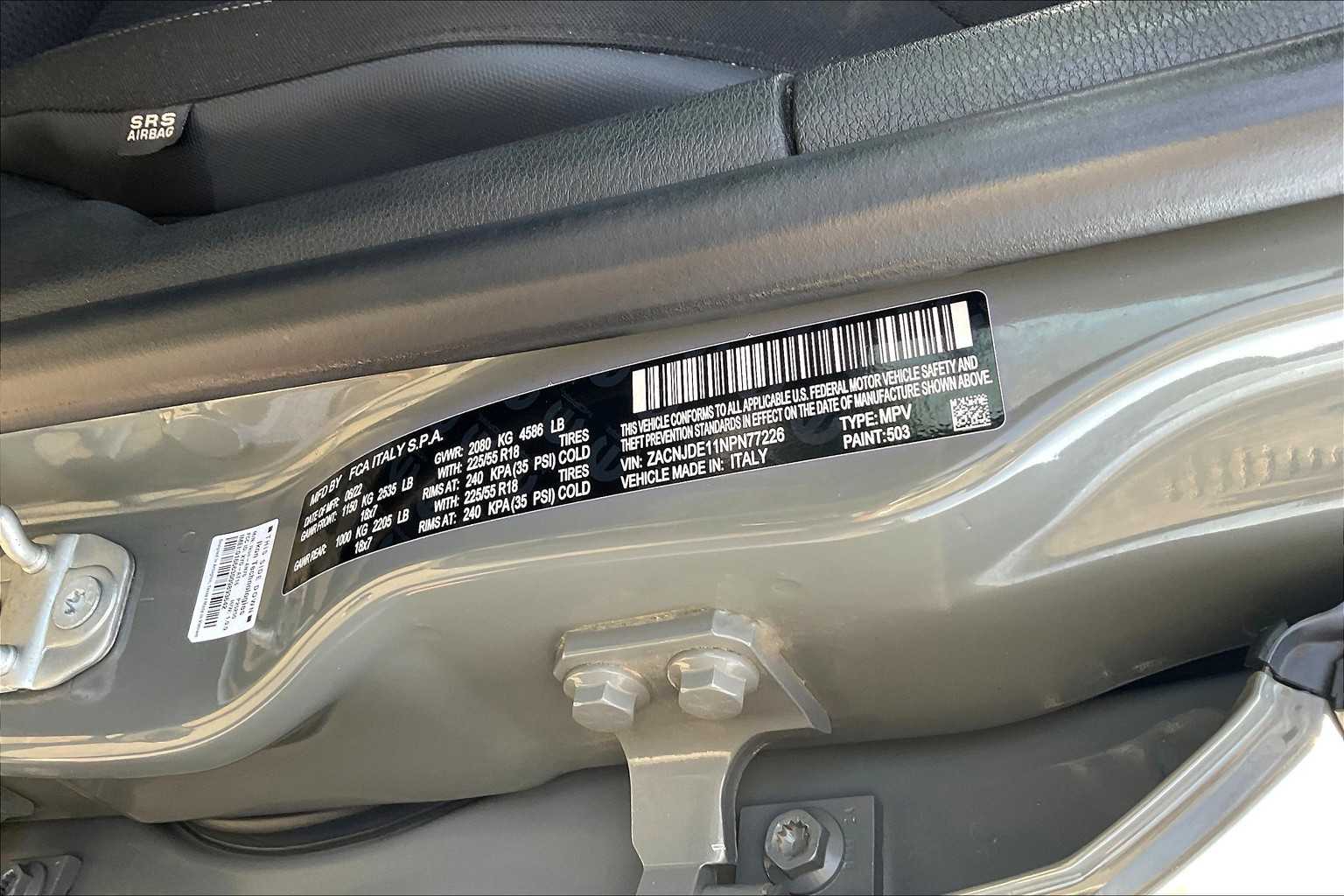 2022 Jeep Renegade Altitude photo 29