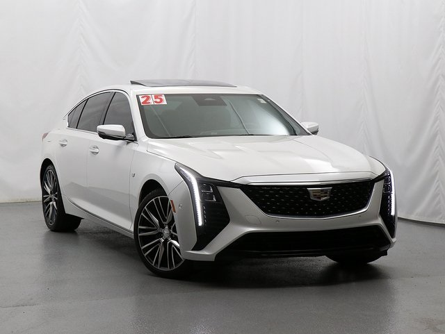Used 2025 White Cadillac Premium Luxury image 1