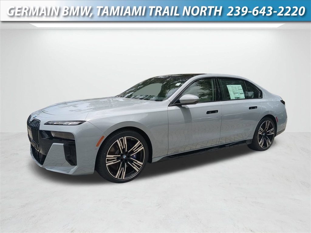 New 2025 Brooklyn Grey Metallic BMW 760i xDrive image 1