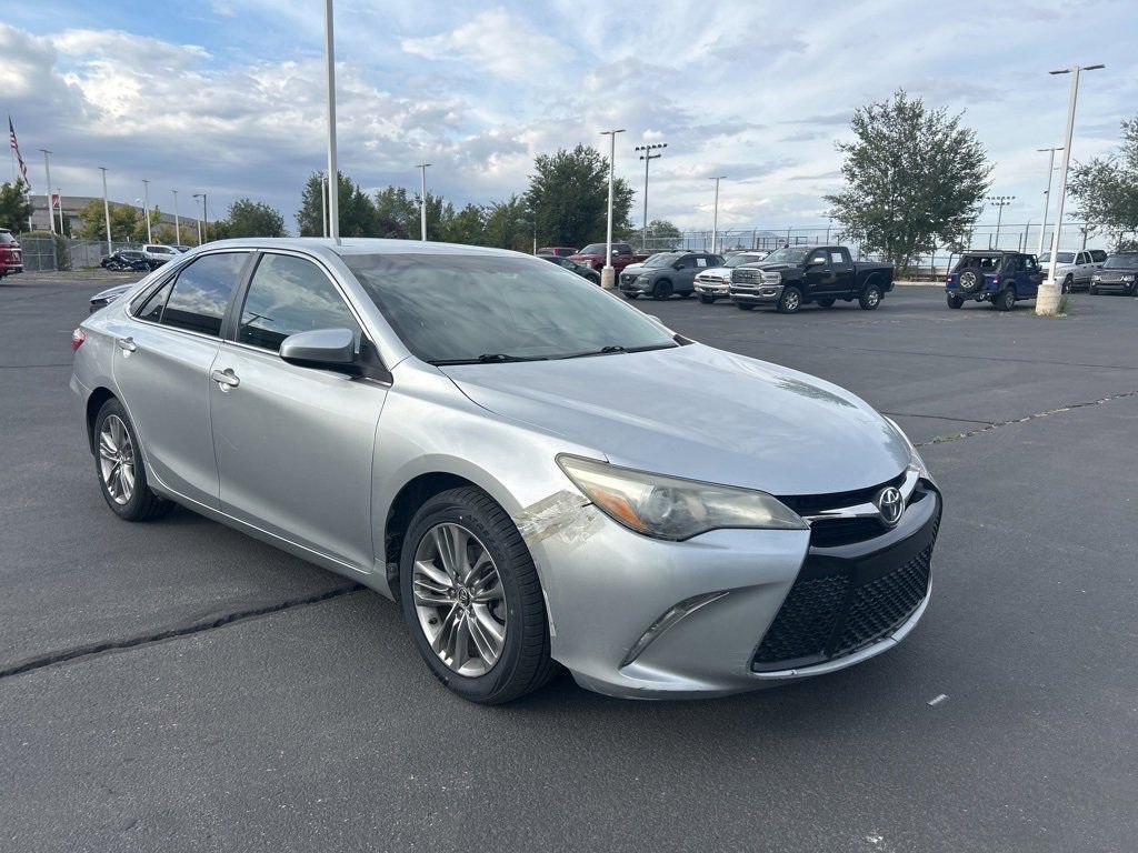 Used 2015 Toyota Camry SE with VIN 4T1BF1FK4FU493670 for sale in Bountiful, UT
