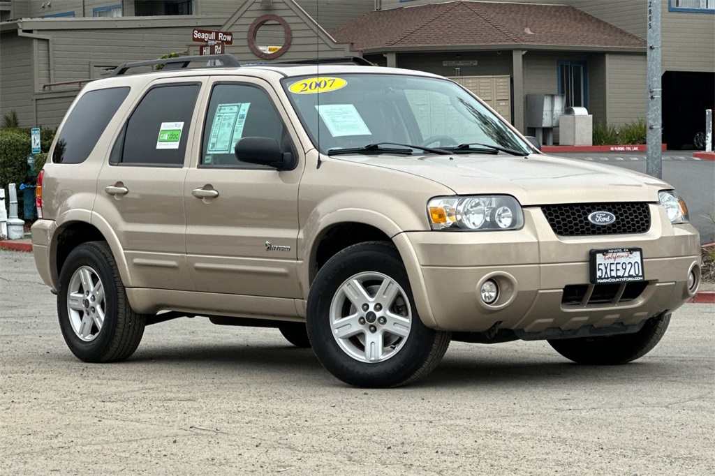 Used 2007 Ford Escape Hybrid with VIN 1FMCU59H77KA15645 for sale in Novato, CA