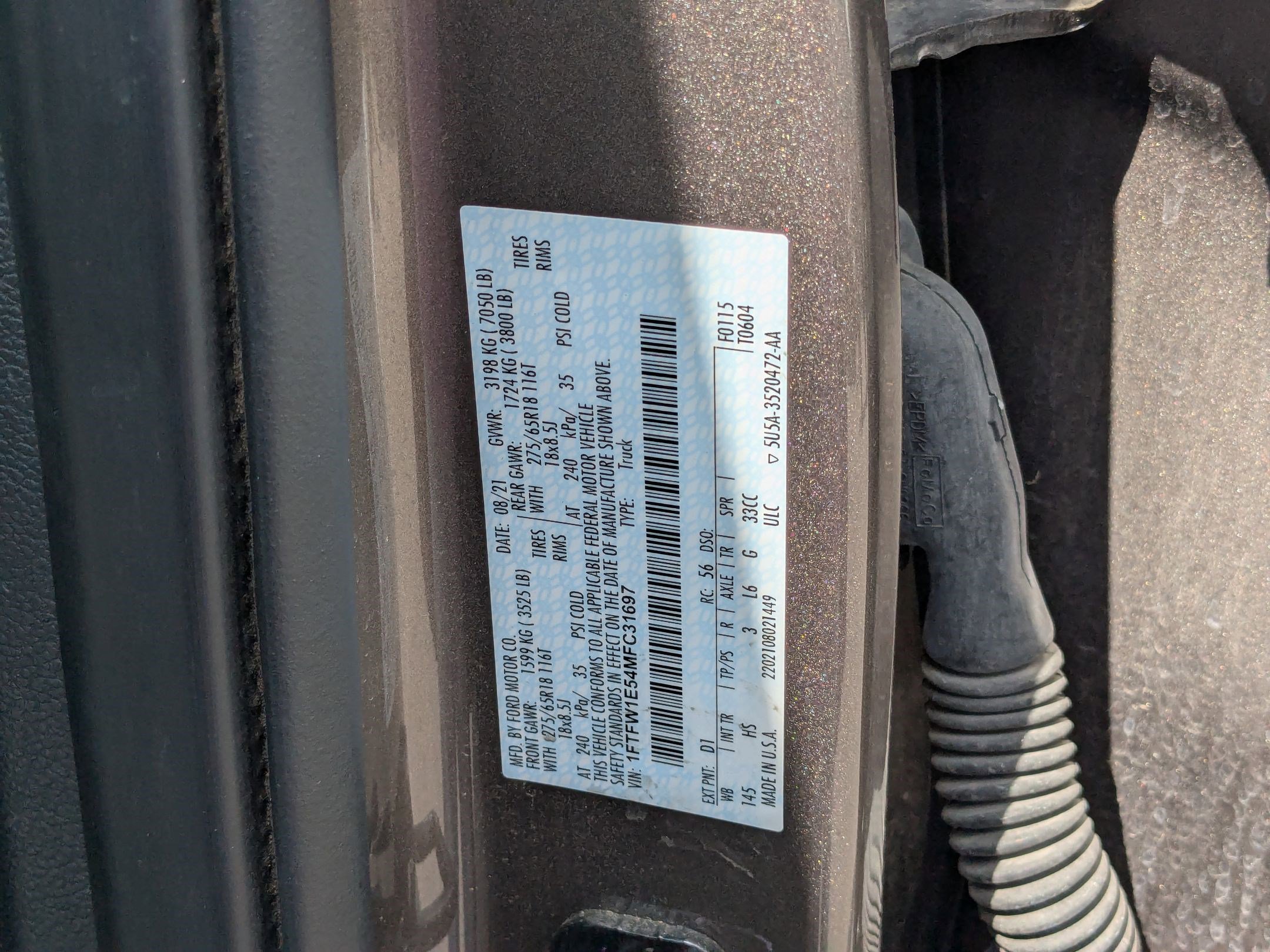 2021 Ford F-150 Lariat photo 32