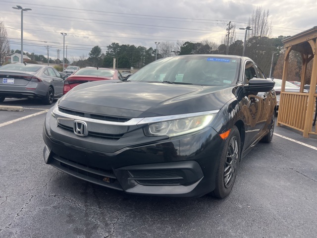Certified 2018 Honda Civic LX with VIN 19XFC2F56JE041077 for sale in Cumming, GA
