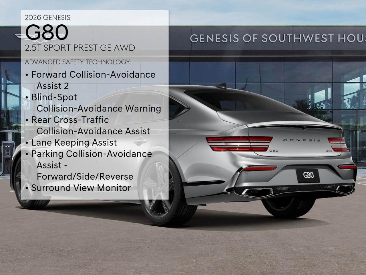 2026 Genesis G80 2.5T Sport Prestige AWD photo 4
