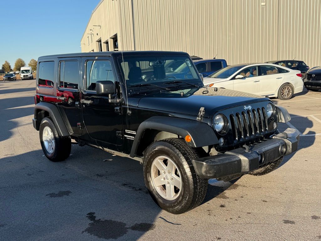 Used 2017 Jeep Wrangler Unlimited Sport S with VIN 1C4BJWDG9HL520529 for sale in Shelbyville, TN