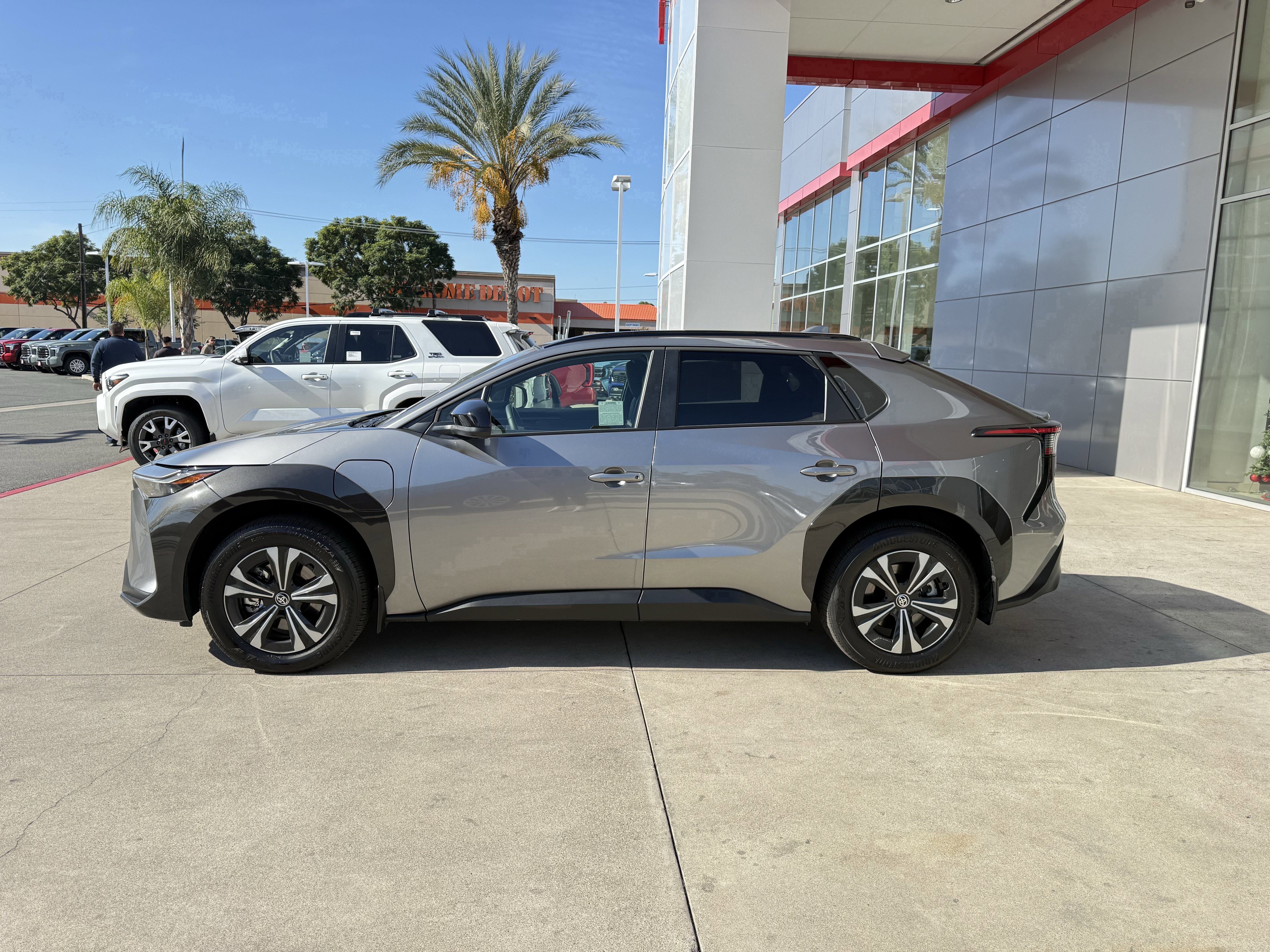 Certified 2025 Toyota bZ4X XLE with VIN JTMABACA5SA103887 for sale in San Diego, CA