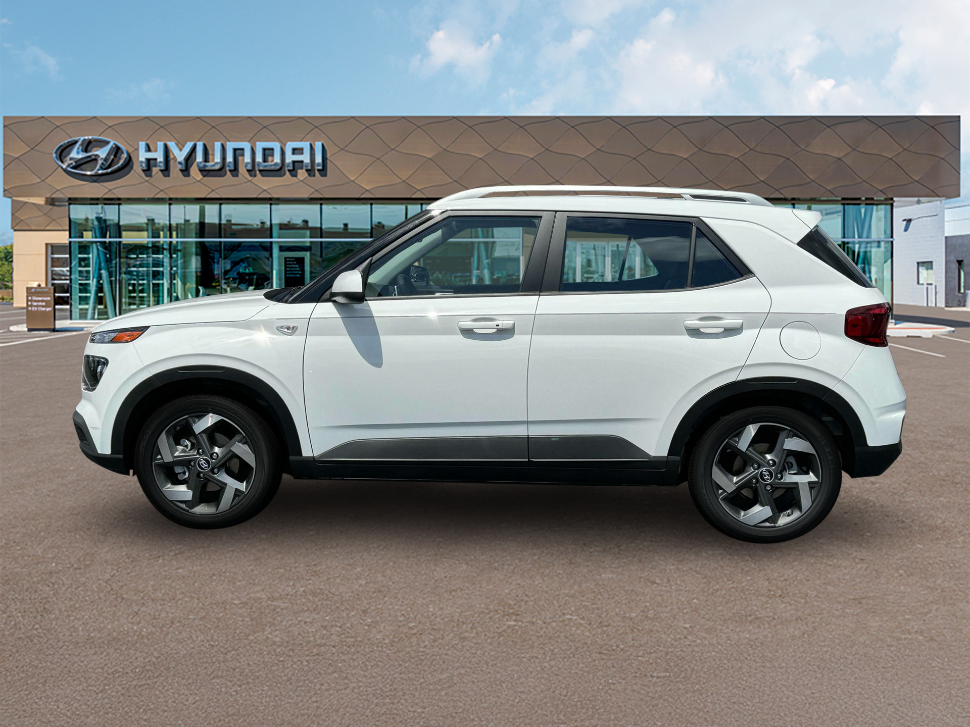 New 2025 White Hyundai SEL image 3