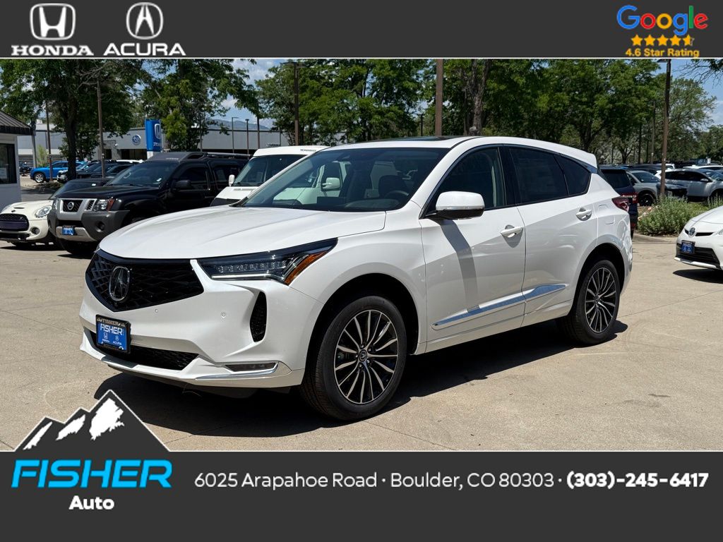 New 2025 Platinum White Pearl Acura Advance Package image 1