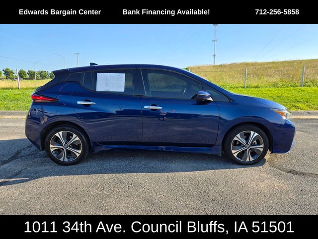 Used 2020 Nissan Leaf SL Plus with VIN 1N4BZ1DPXLC304666 for sale in Council Bluffs, IA