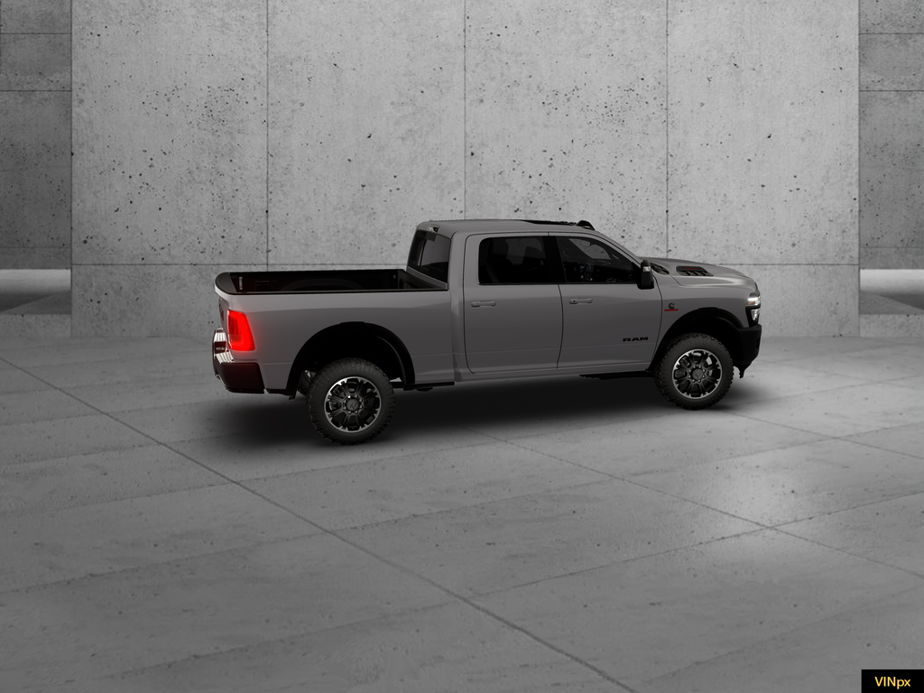 New 2026 Ceramic Gray Clear-Coat Exterior Paint RAM Rebel image 3