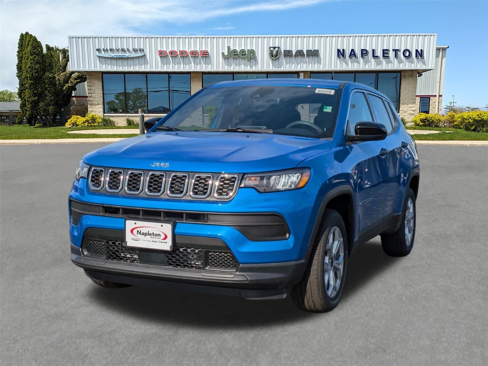 New 2025 Hydro Blue Pearlcoat Jeep Sport image 1