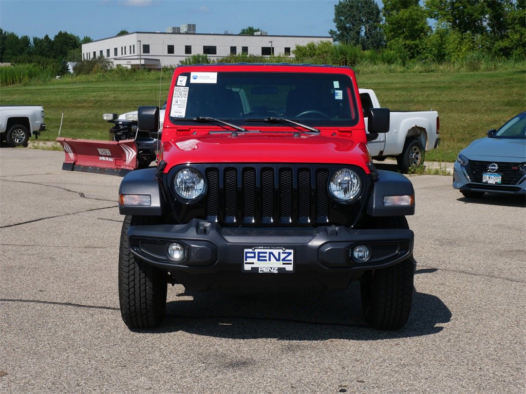 Used 2020 Jeep Wrangler Unlimited Willys Sport with VIN 1C4HJXDN5LW290896 for sale in Rochester, Minnesota
