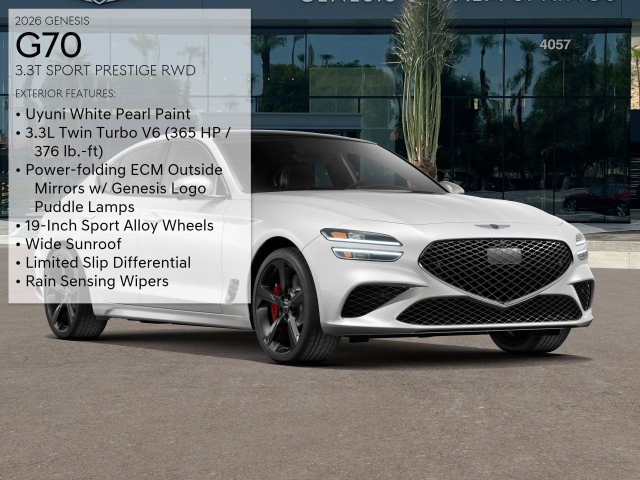 2026 Genesis G70 3.3T Sport Prestige photo 3