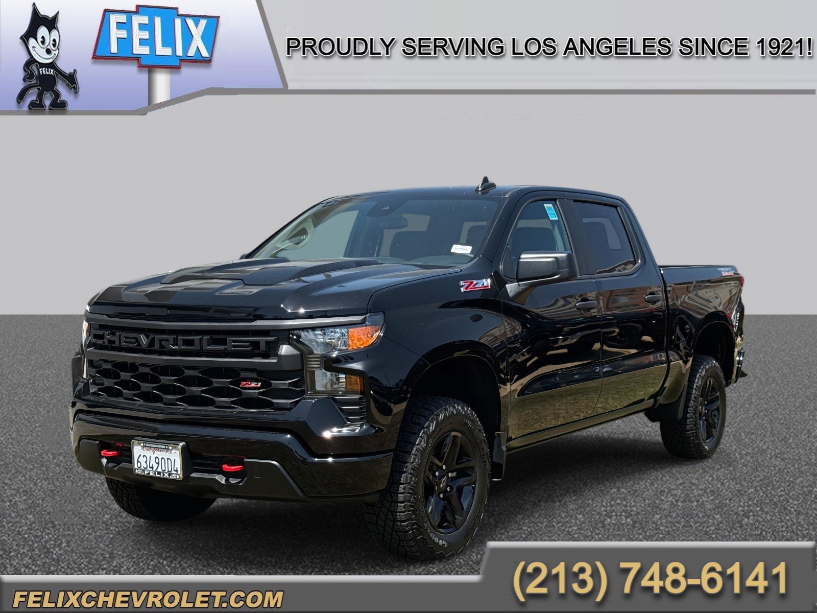 Used 2025 Black Chevrolet Custom Trail Boss image 1
