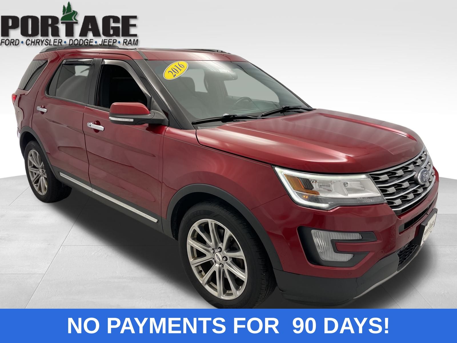 Used 2016 Ford Explorer Limited with VIN 1FM5K8F85GGA71266 for sale in Portage, WI