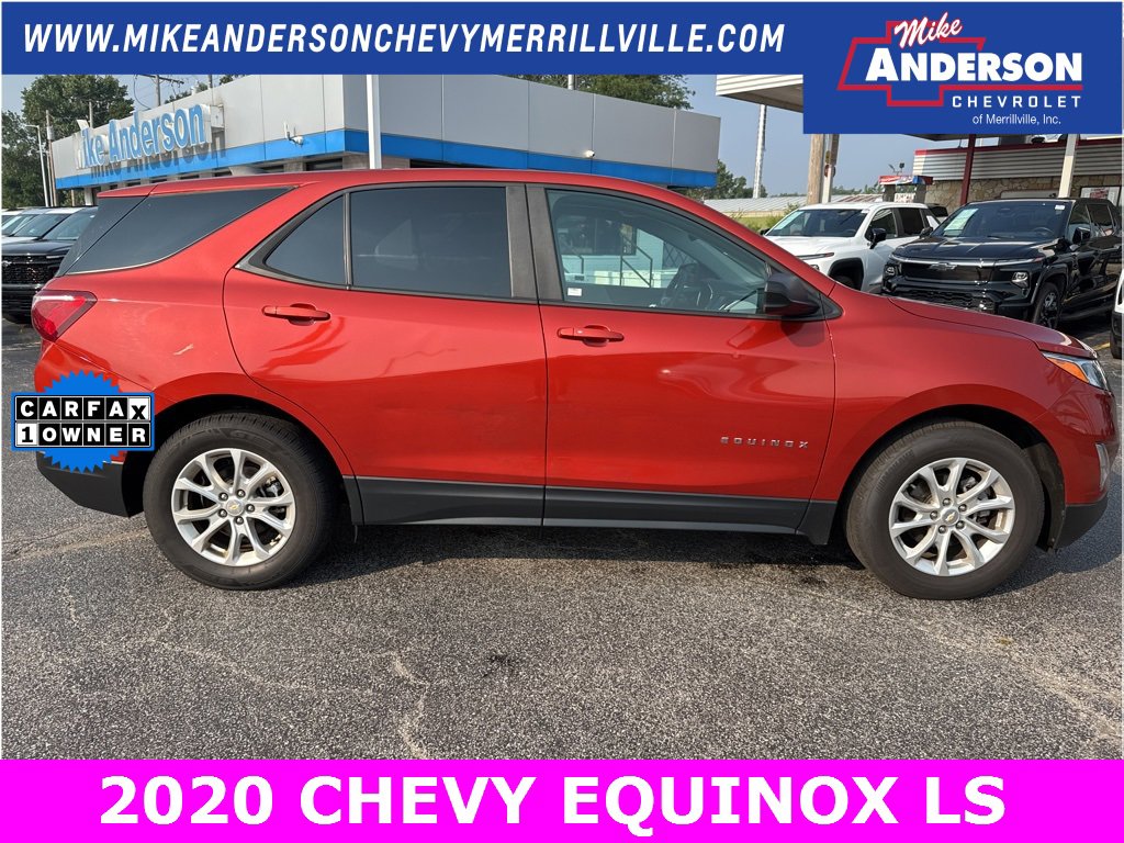 Used 2020 Chevrolet Equinox LS with VIN 2GNAXHEV9L6176129 for sale in Merrillville, IN