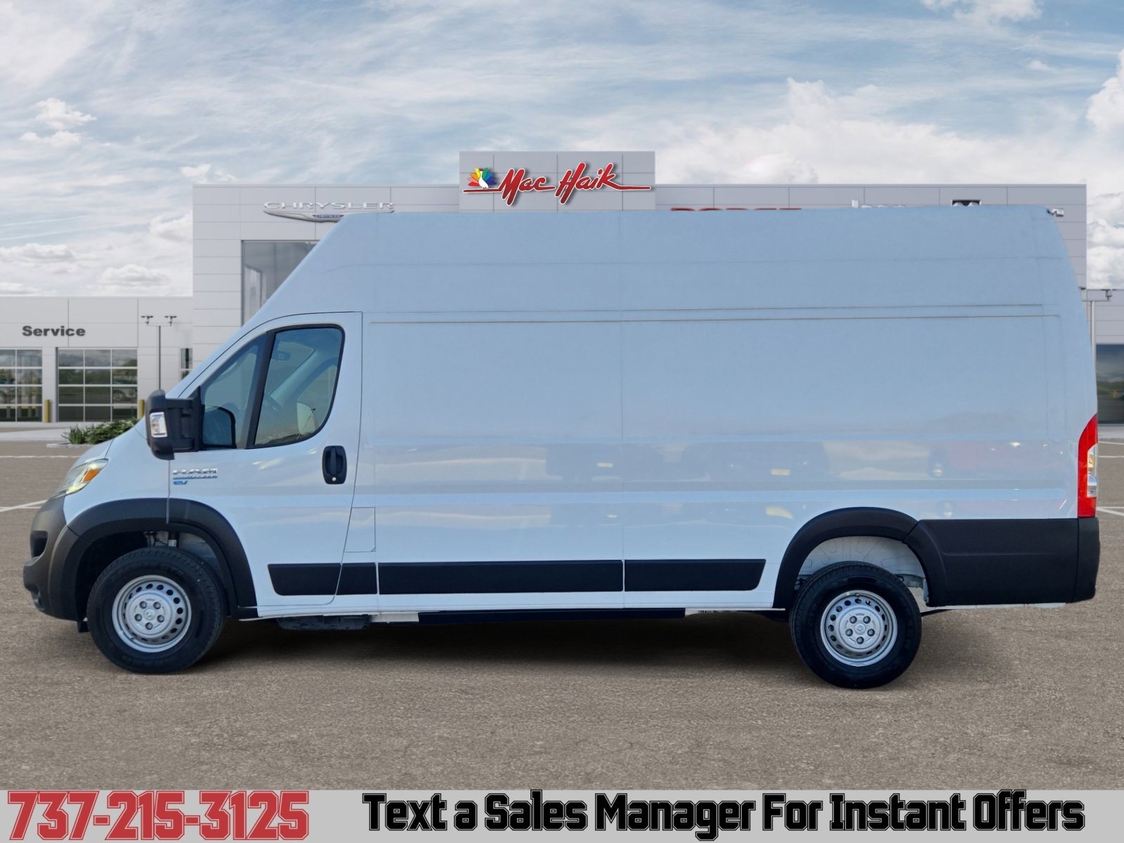 Used 2025 RAM ProMaster EV Step Van Base with VIN 3C6MRWAZ3SE533422 for sale in Georgetown, TX