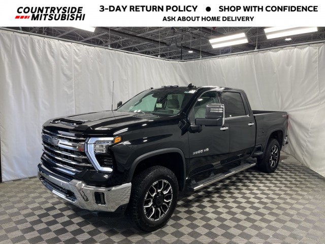 Pre-Owned 2024 Black Chevrolet Silverado 3500HD LTZ 4D Crew