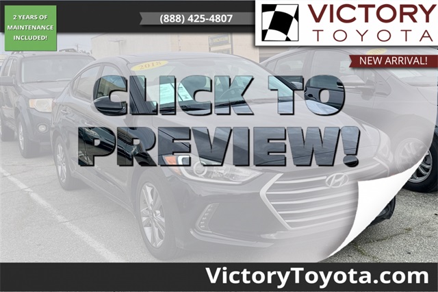 2018 Hyundai Elantra Value Edition