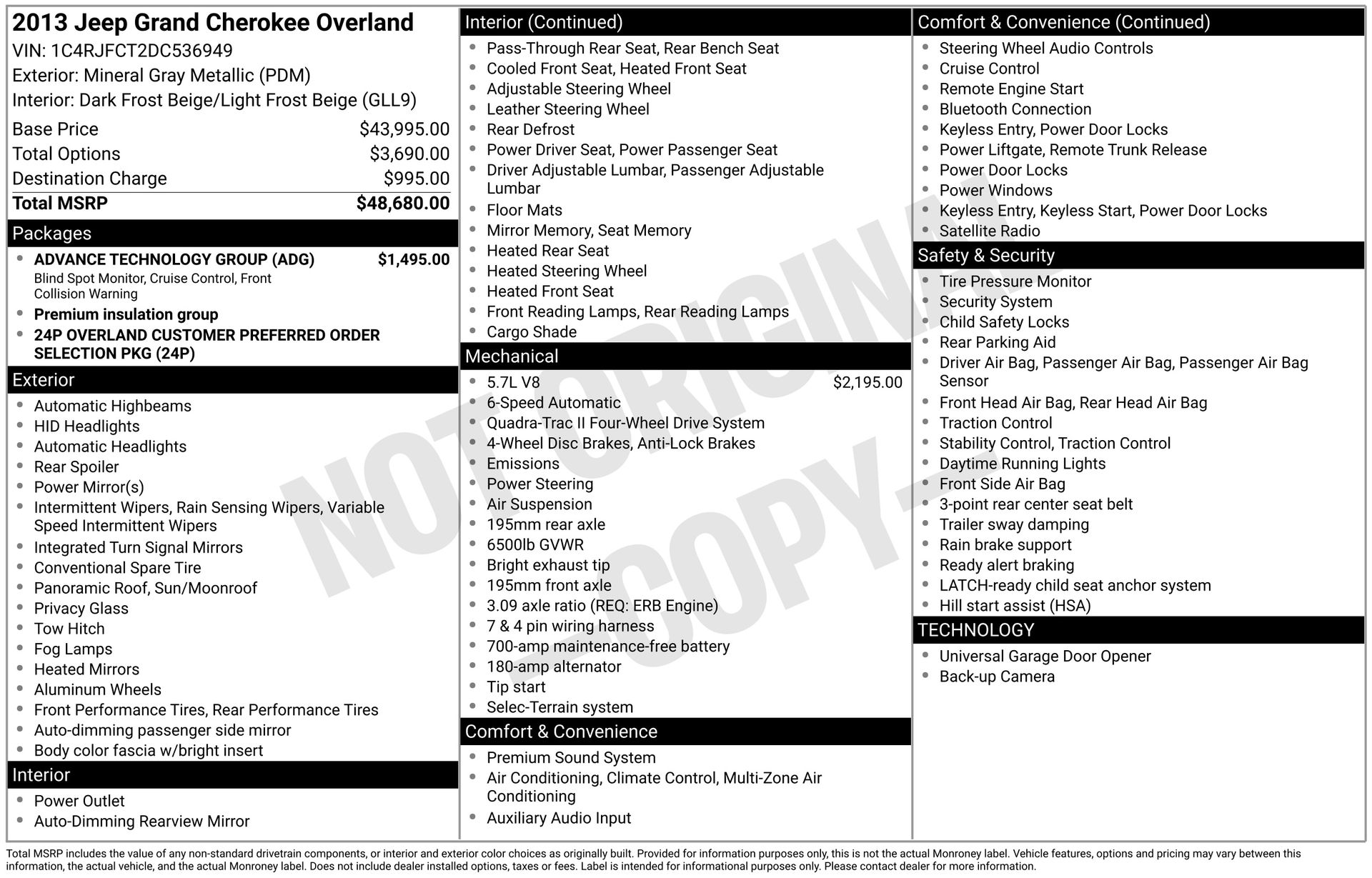 2013 Jeep Grand Cherokee Overland's photo