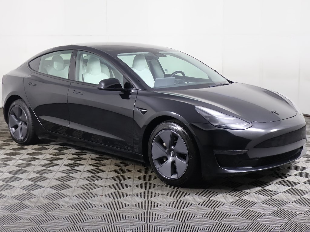 Used 2023 Tesla Model 3 Base with VIN 5YJ3E1EA1PF384629 for sale in Akron, OH