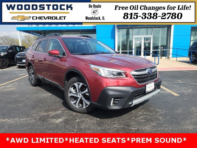Used 2021 Red Subaru Limited image 1