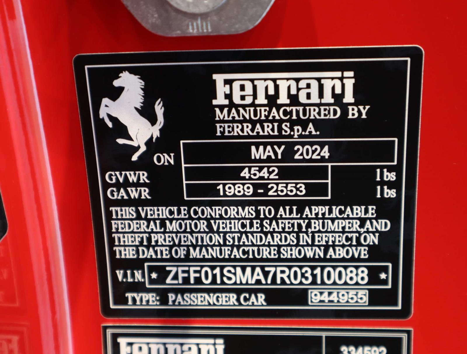 2024 Ferrari 296 GTS photo 40