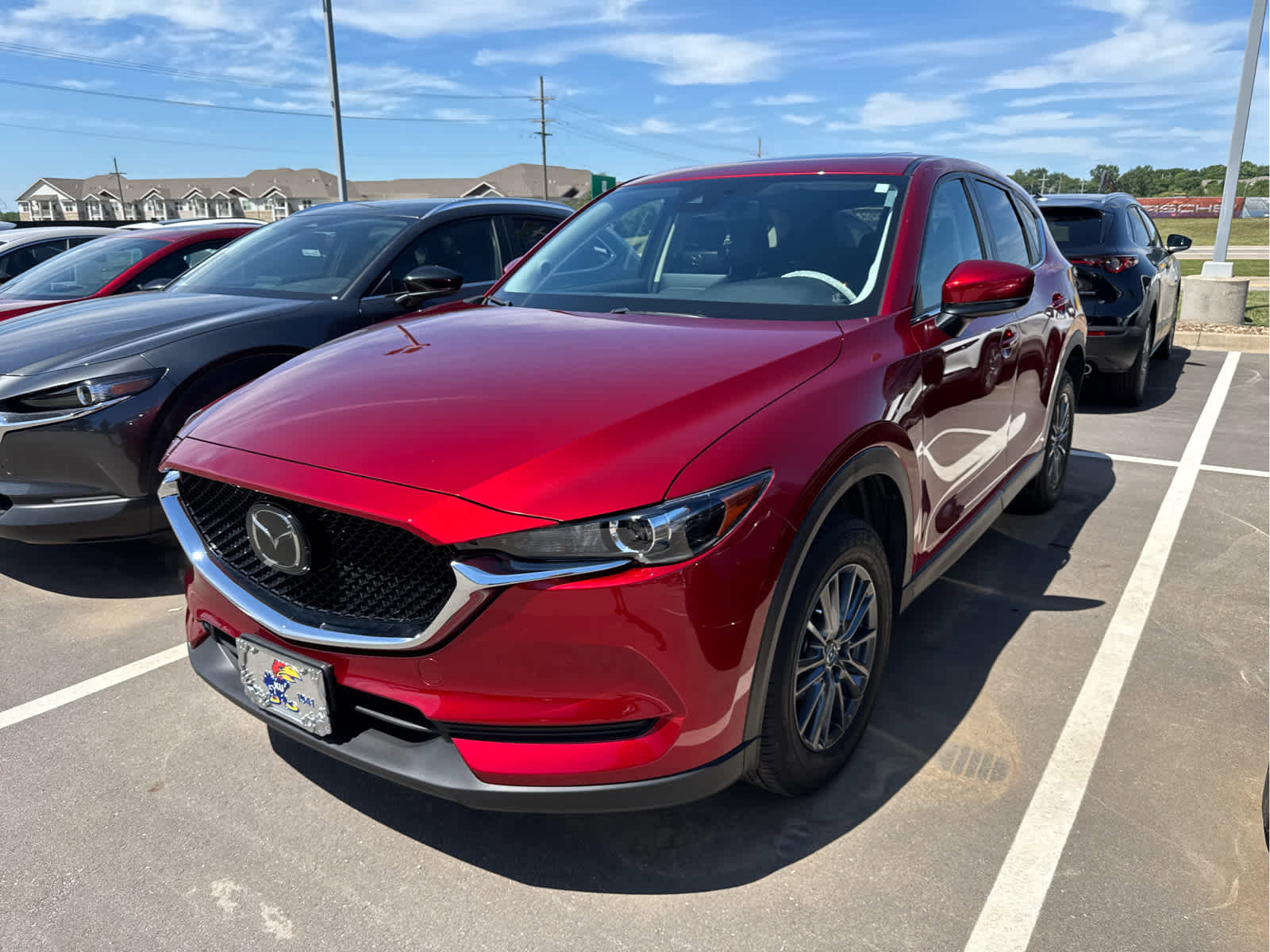 Used 2021 Mazda CX-5 Touring with VIN JM3KFACM1M1388603 for sale in Kansas City