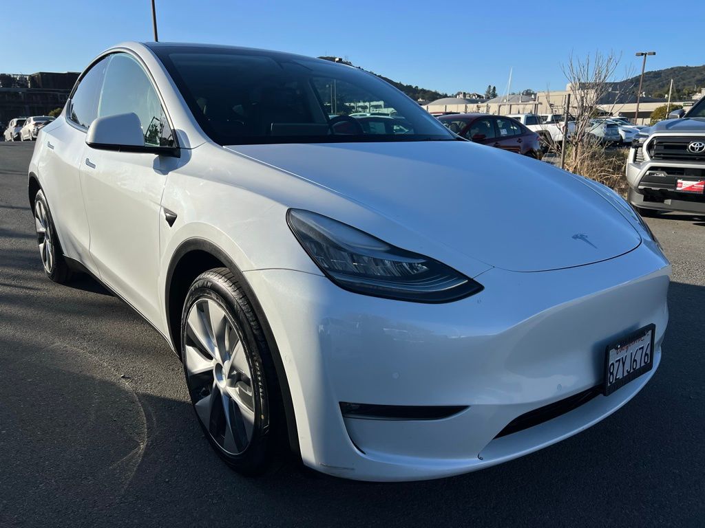 Used 2022 Tesla Model Y Long Range with VIN 7SAYGDEE3NF361146 for sale in San Rafael, CA