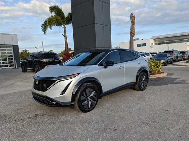 Certified 2023 Nissan Ariya Venture+ with VIN JN1BF0AA0PM409989 for sale in Clearwater, FL
