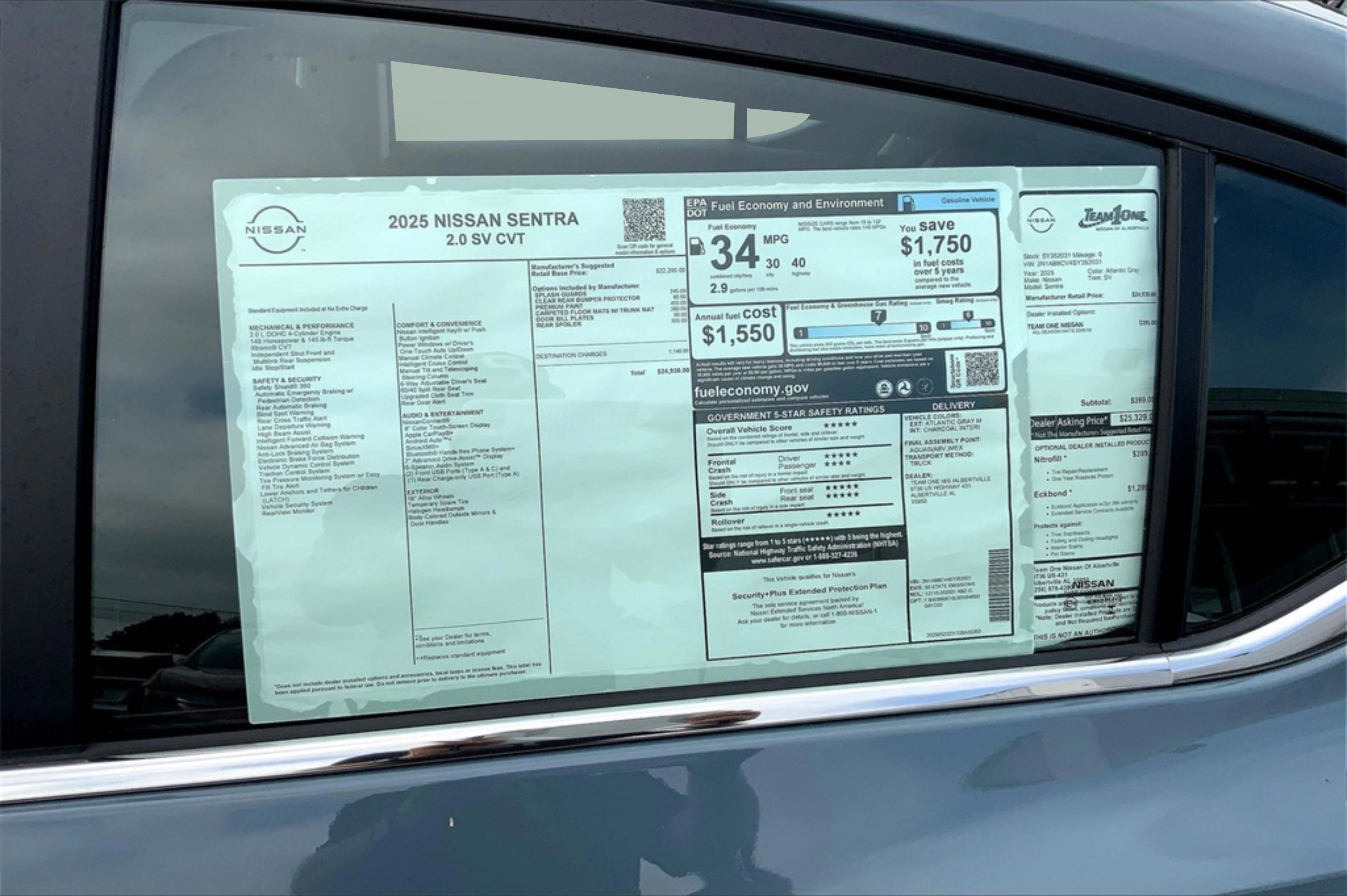 2025 Nissan Sentra SV photo 12