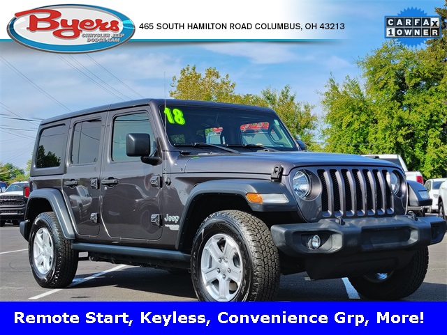 2018 Jeep All-New Wrangler Unlimited Sport S