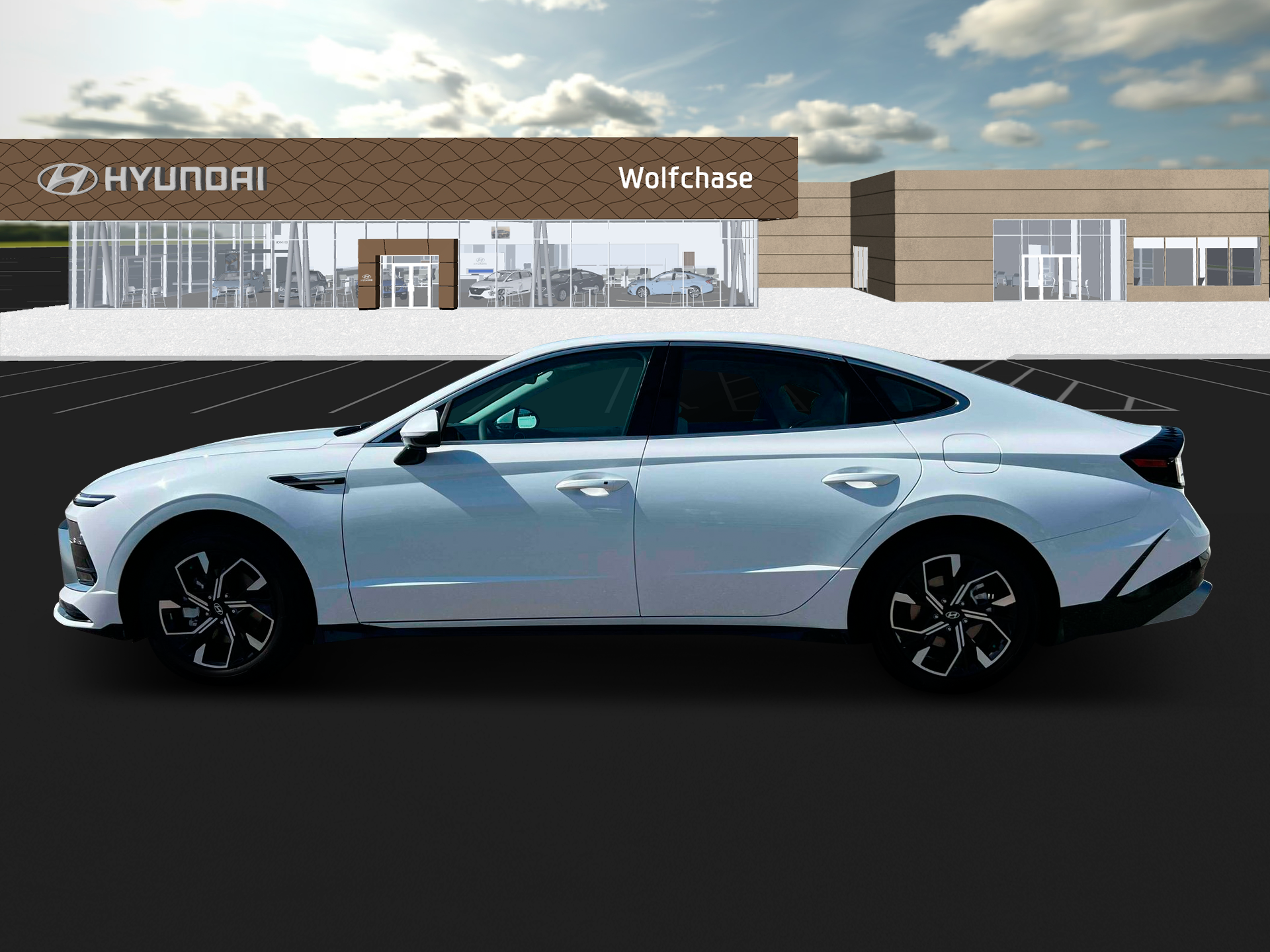 New 2025 White Hyundai SEL image 3