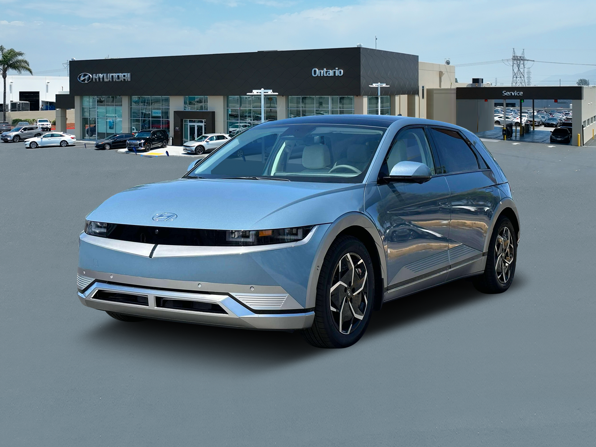 New 2024 Lucid Blue Hyundai Limited image 1