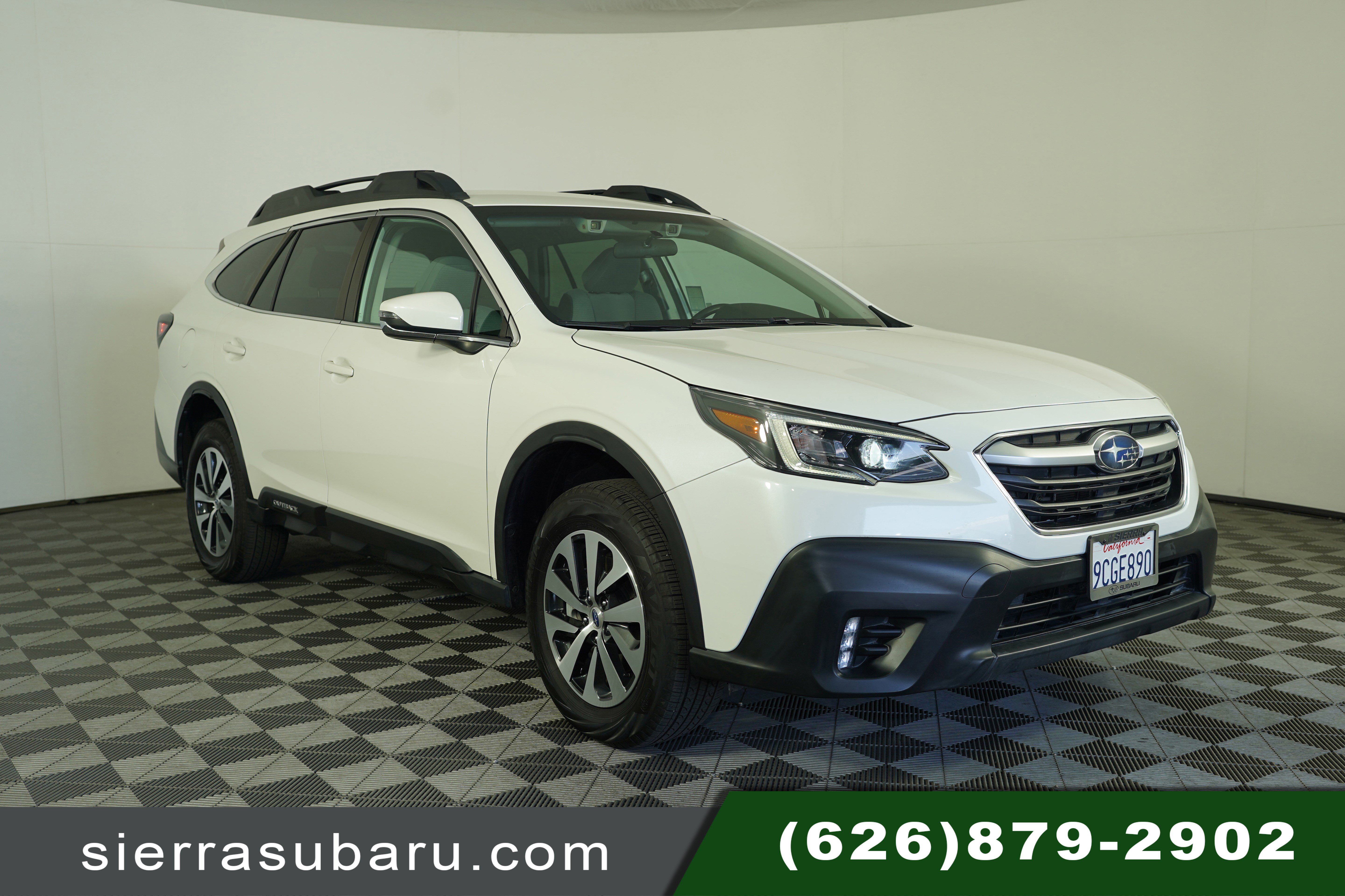 Used 2022 Crystal White Pearl Subaru Premium image 1