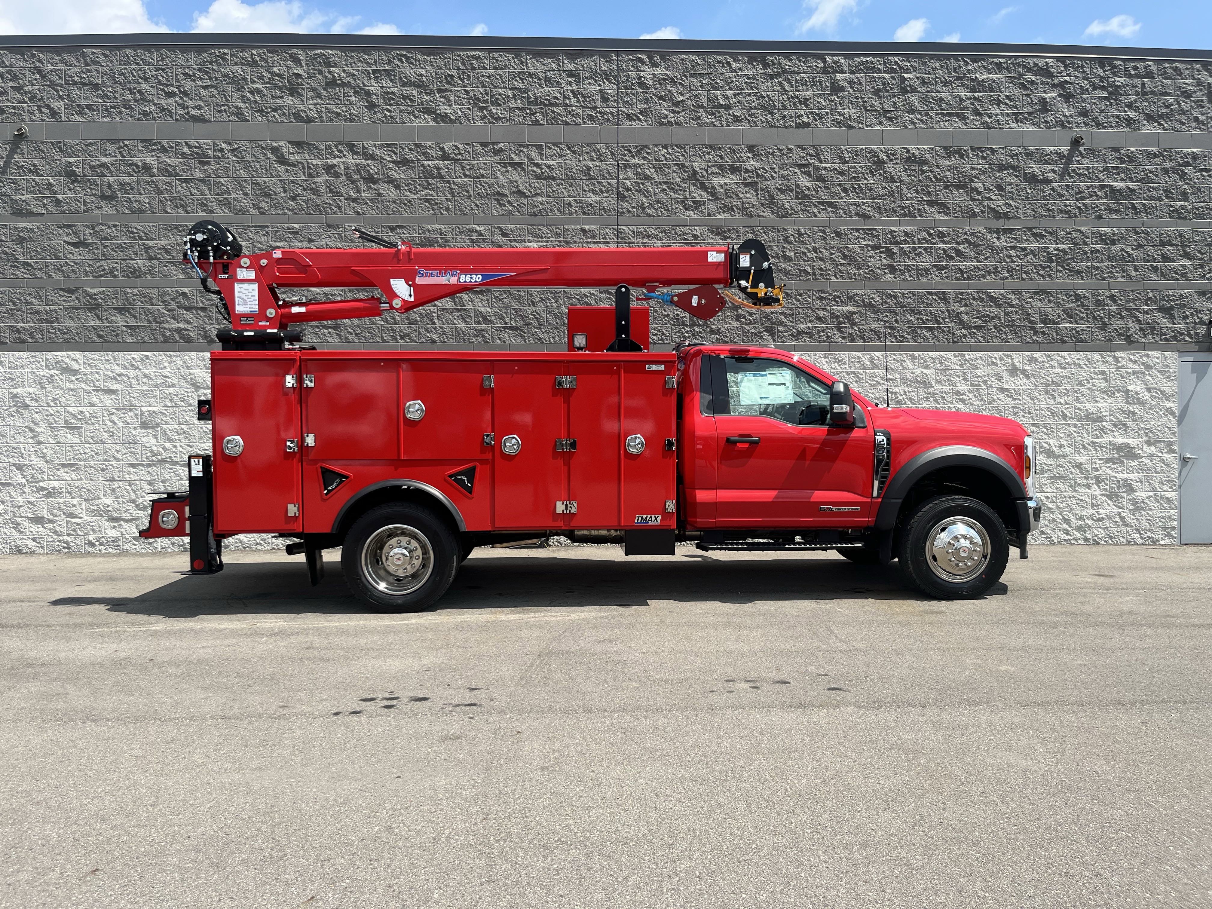 New 2025 Ford Chassis Cab CRANE TRUCK Regular Cab in Livonia