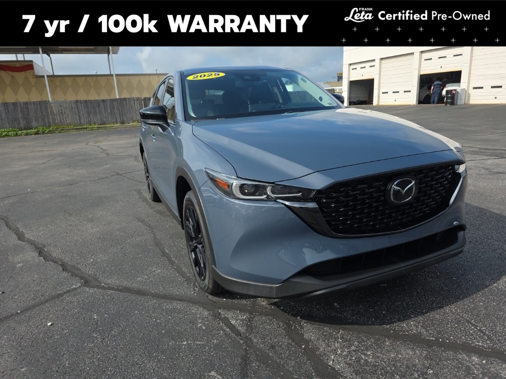 Used 2025 Polymetal Gray Metallic Mazda 2.5 S Carbon Edition image 1