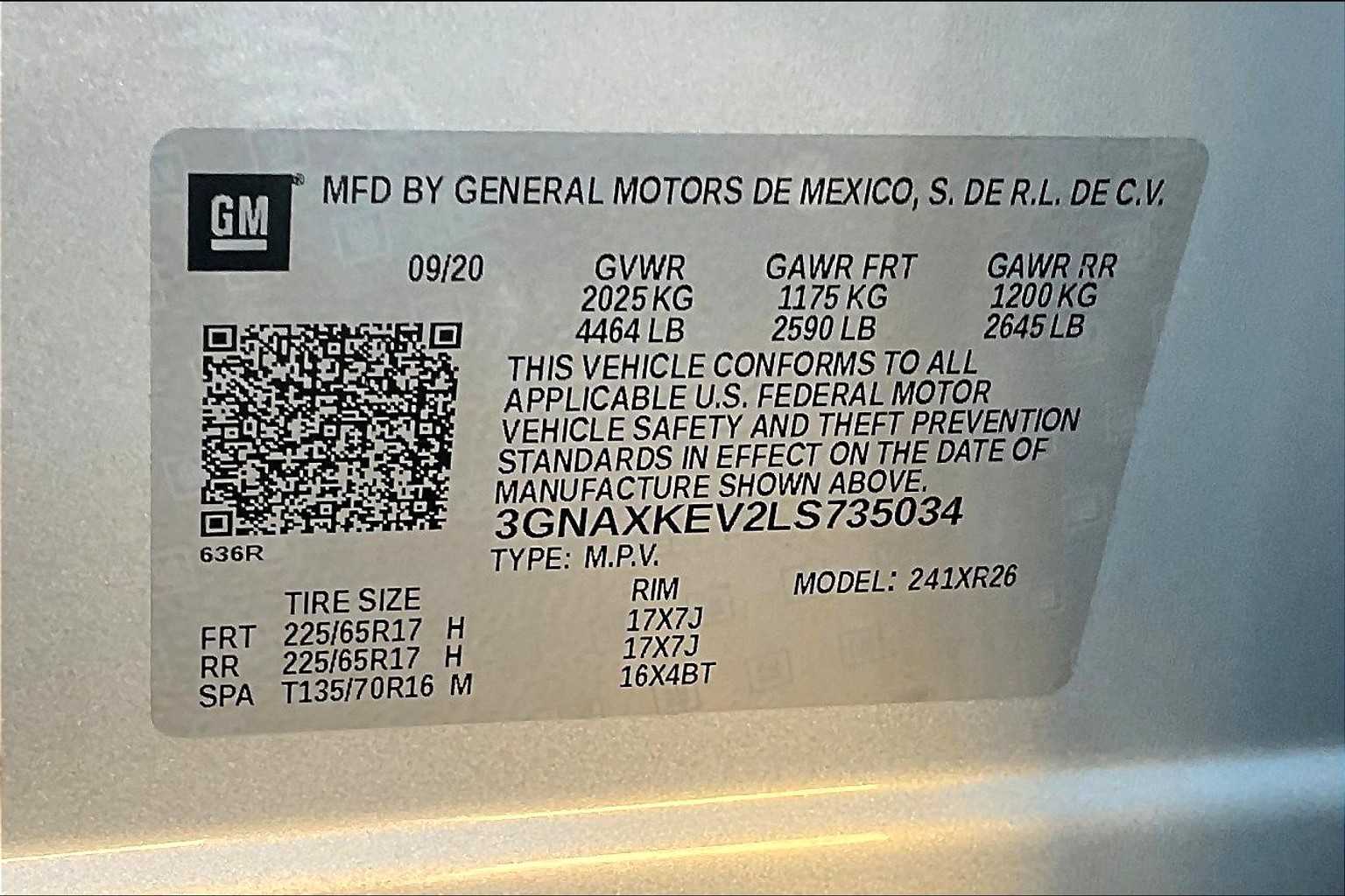 2020 Chevrolet Equinox LT photo 28