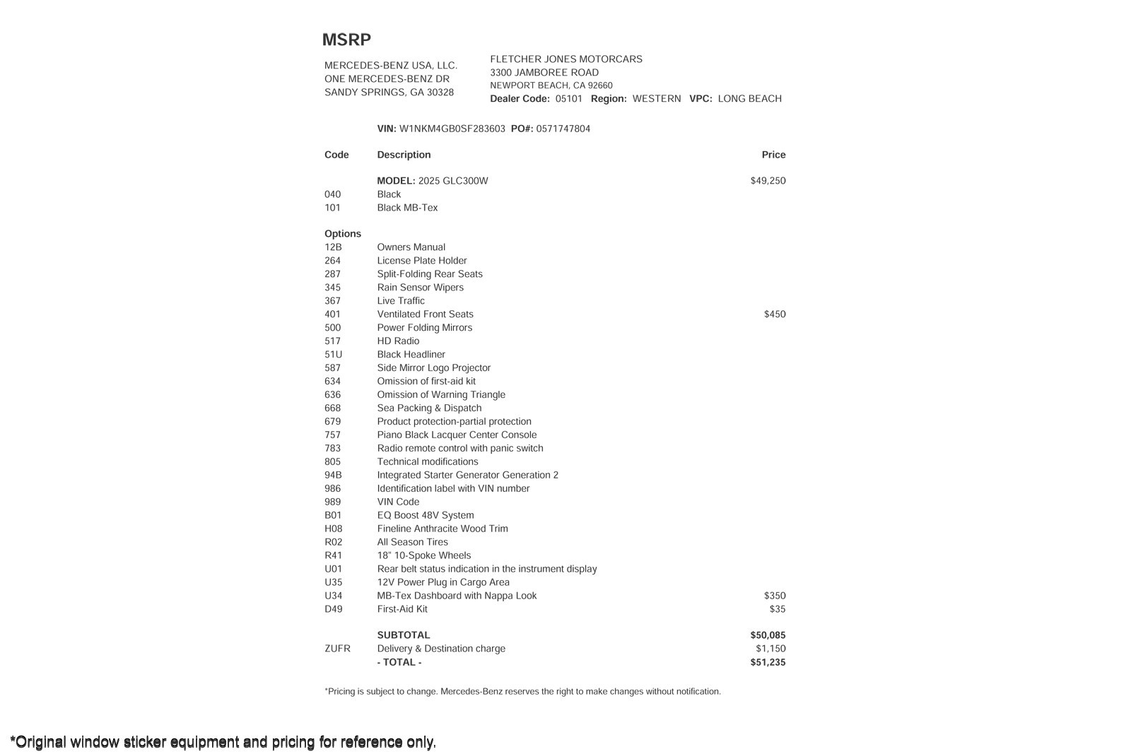 Certified Used 2025 Black Mercedes-Benz GLC 300 SUV image 2
