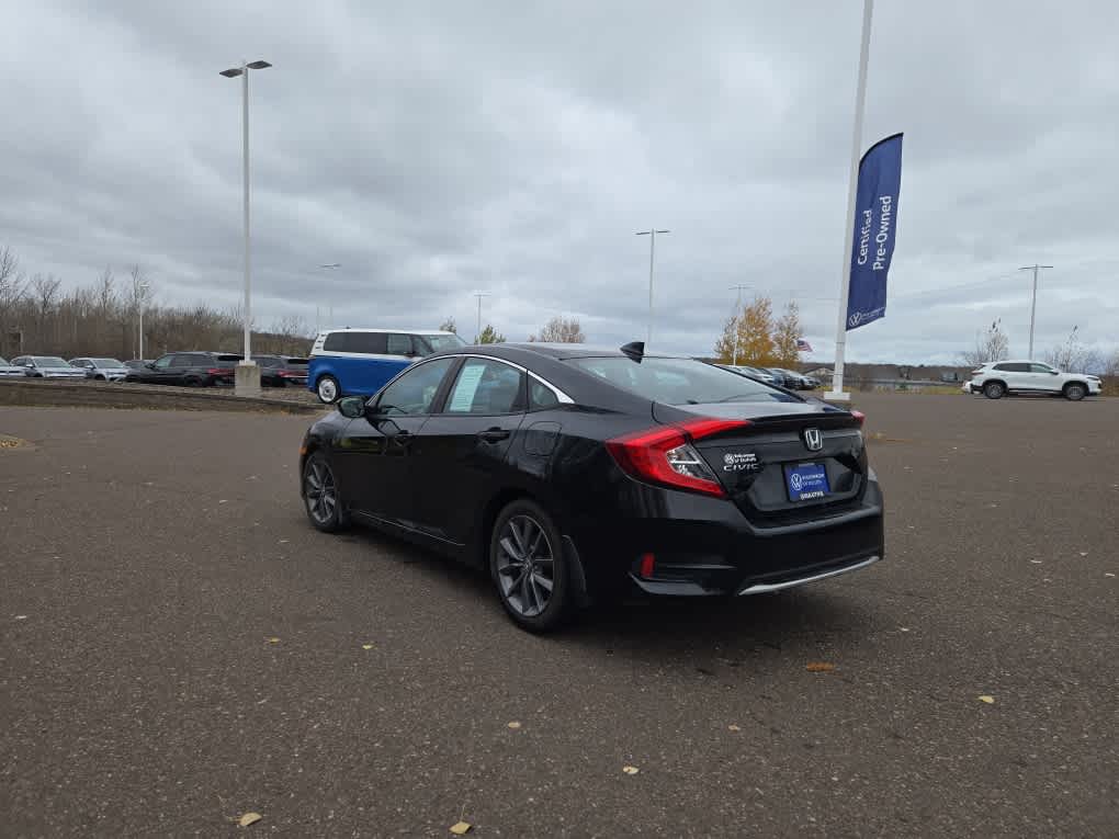 Used 2019 Honda Civic EX with VIN 19XFC1F30KE005492 for sale in Hermantown, Minnesota
