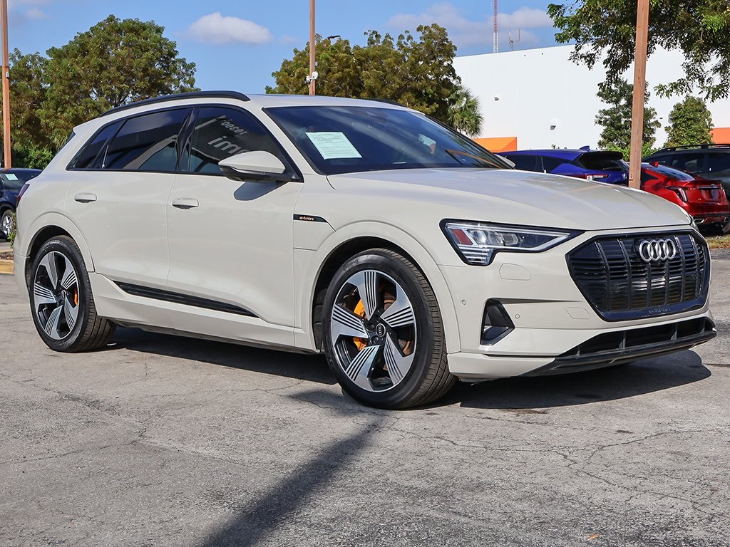 Used 2022 Audi e-tron Premium Plus with VIN WA1LAAGE8NB008001 for sale in Miami, FL