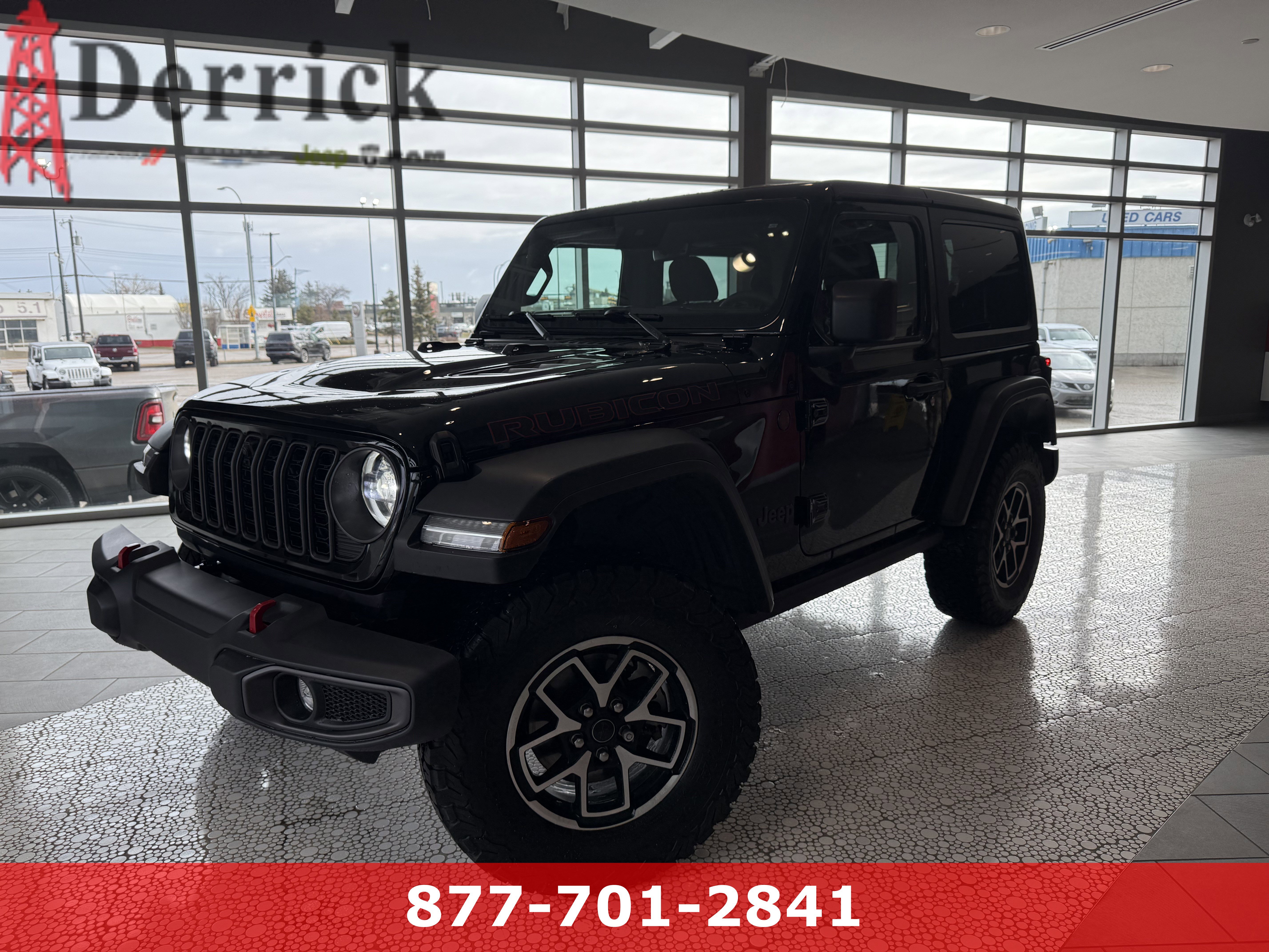 Used 2024 Black Jeep Rubicon image 1
