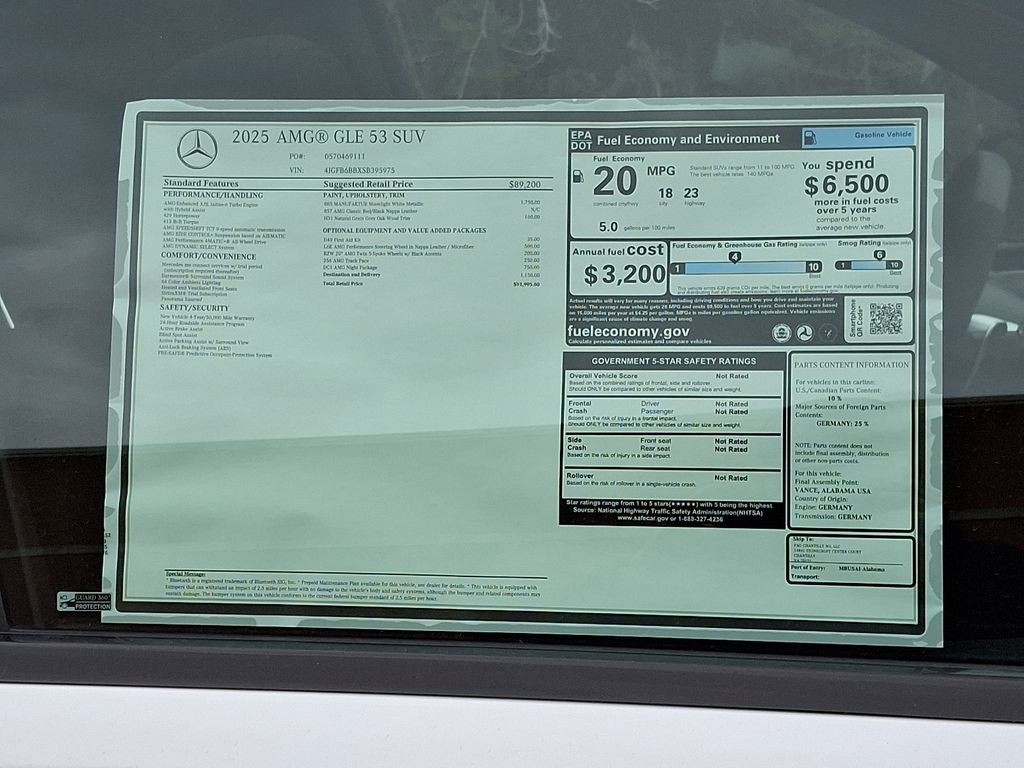2025 Mercedes Benz GLE 53 AMG 4MATIC photo 16
