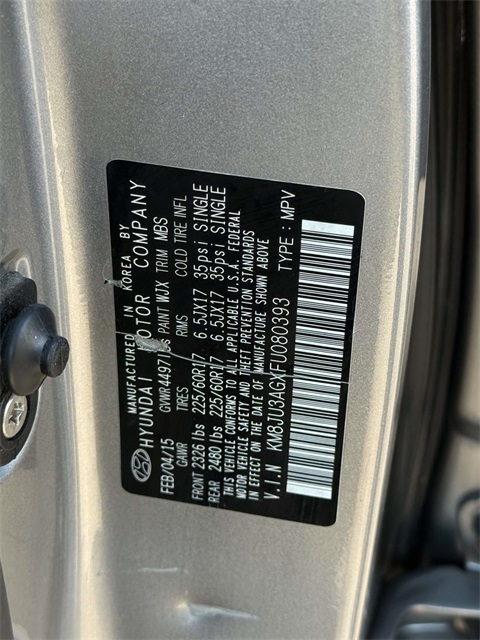 2015 Hyundai Tucson SE photo 30